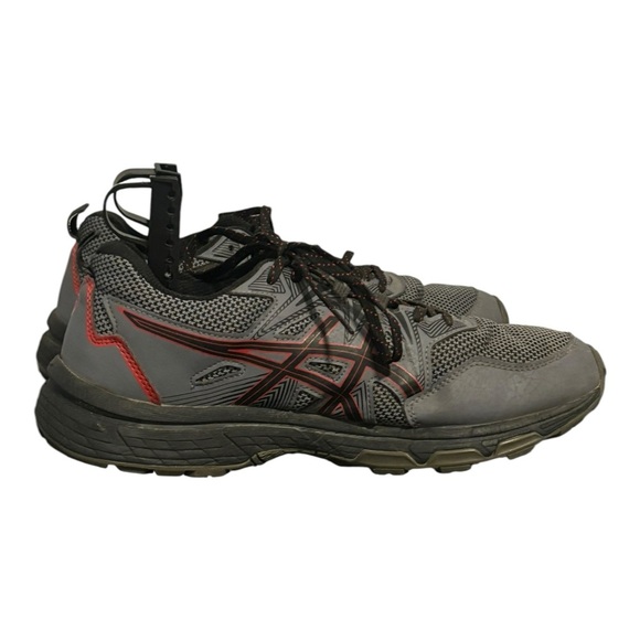 ASICS - Men’s Gel Venture 8 Trail Running Gray Shoes Size 8.5 Hiking Running - Picture 1 of 9